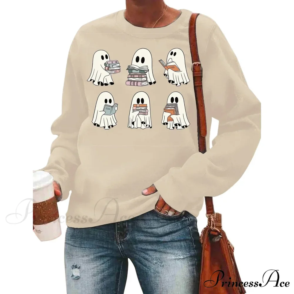 Casual Y2K Graphic Fun Cute Reading Hoodie