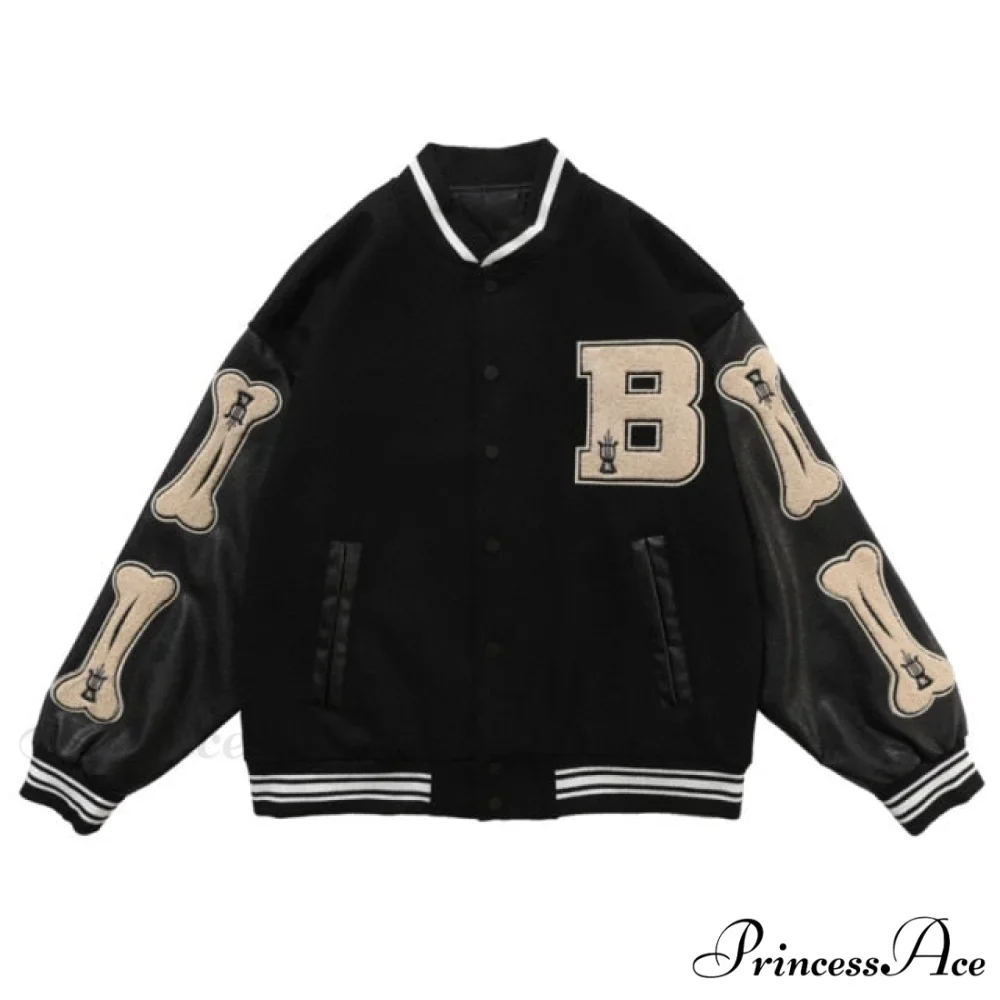 Print Loose Baseball Casual Sleeve Sports Coat - Image 2