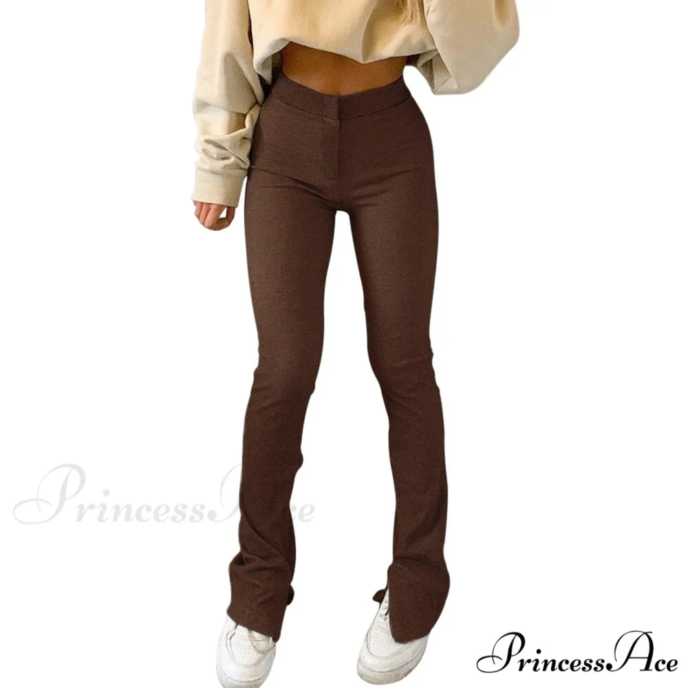 Solid Sweatpants Skinny Long Trousers