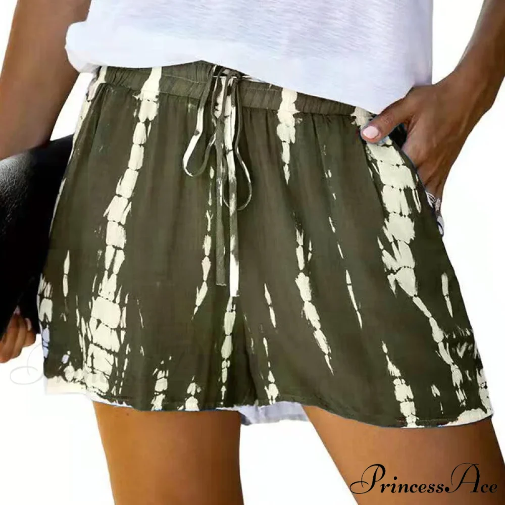 New Tie Dye Print Shorts