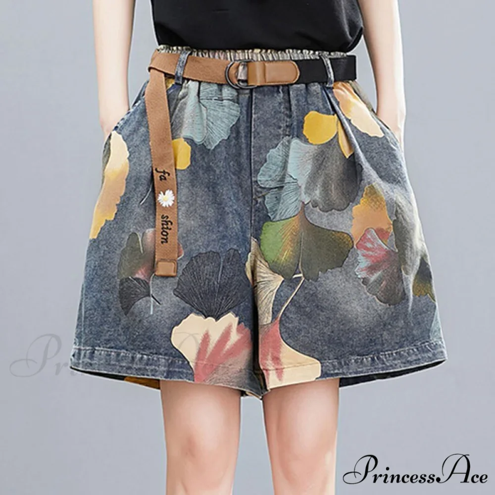 Knee Length Denim Shorts