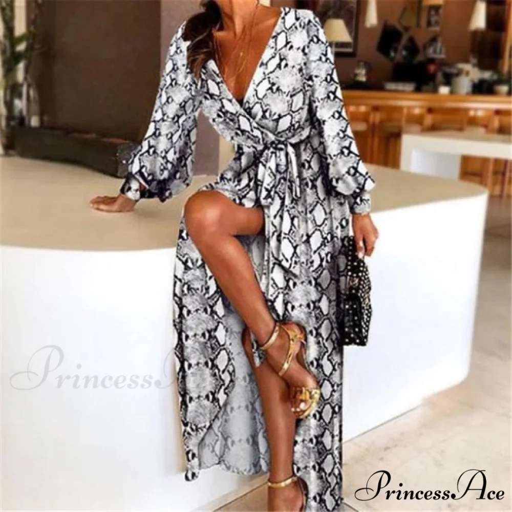 Sexy Elegant V-neck Long Maxi Dresses - Image 4