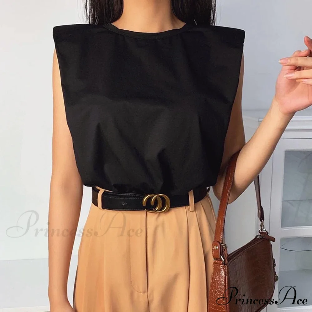 Fashion Loose Sleeveless T-shirt