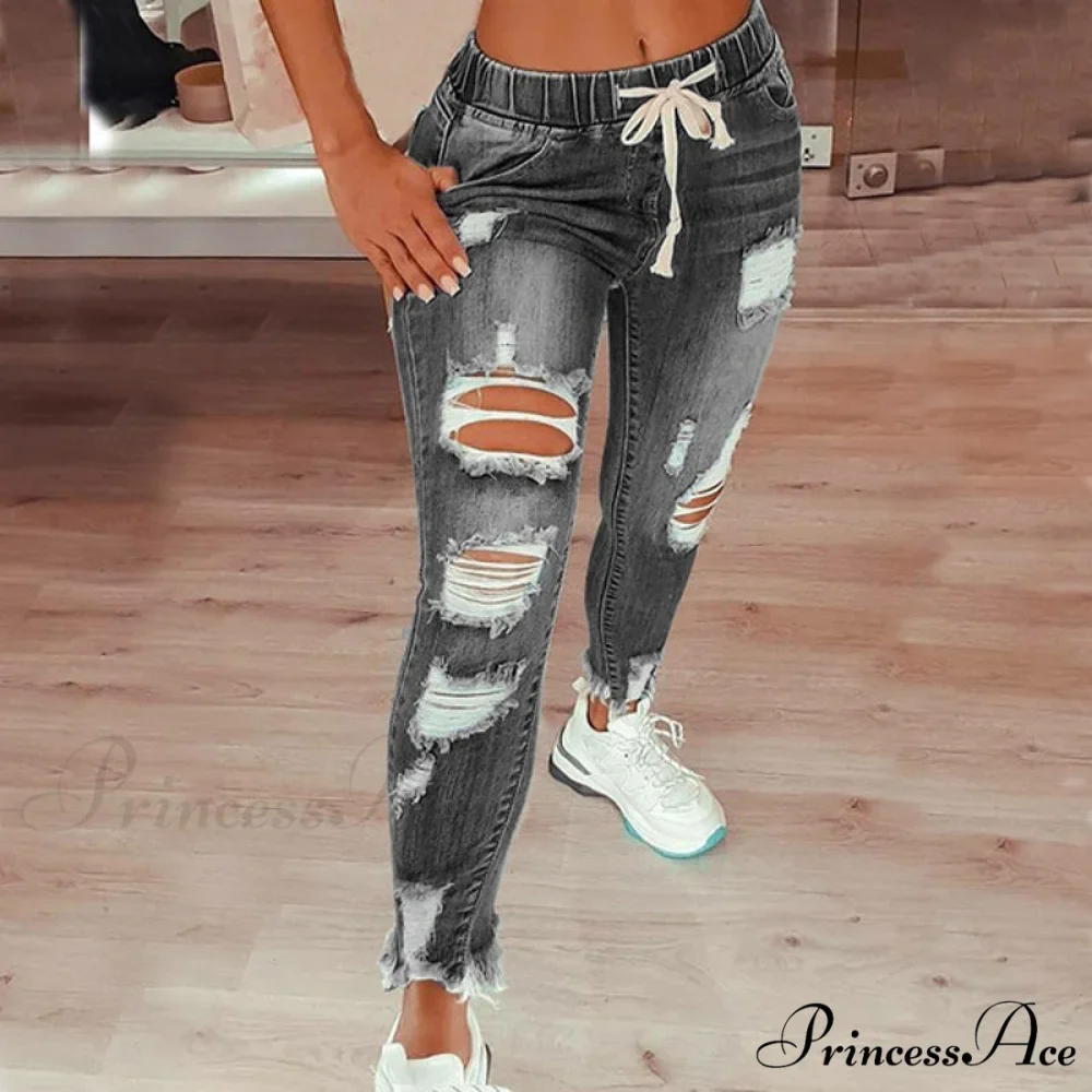 Light Color Fashion Jeans - Image 5