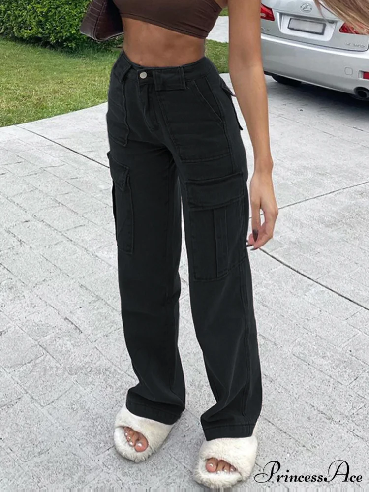 Brown Vintage Baggy Jeans - Image 2