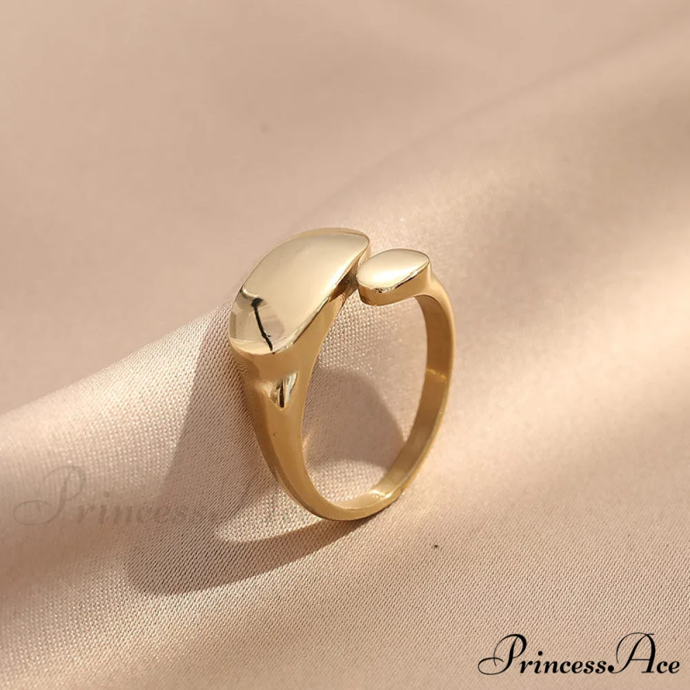 Ins Fashion Minimalist Style Irregular Open Rings