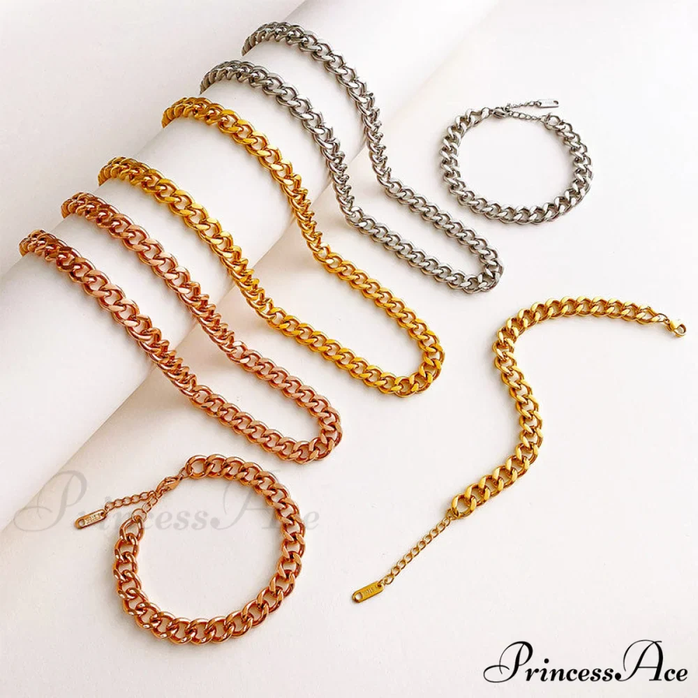 Cuban Chain Retro Style Niche Design Bracelet