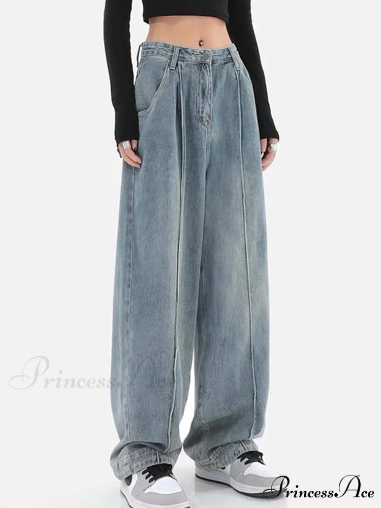 Fashion Loose All-match Wide Jeans