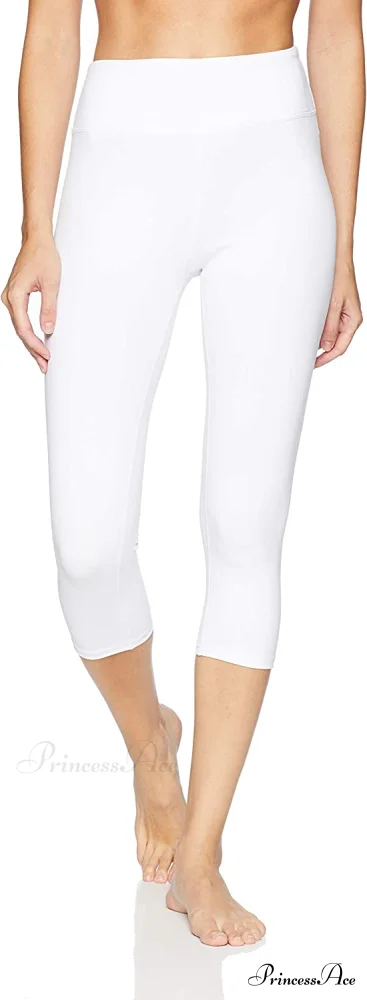 Capri Legging Inner Pocket Non See-Through Fabric Leggings