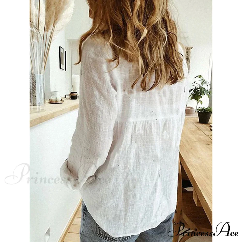 Leisure White Yellow Shirts - Image 2