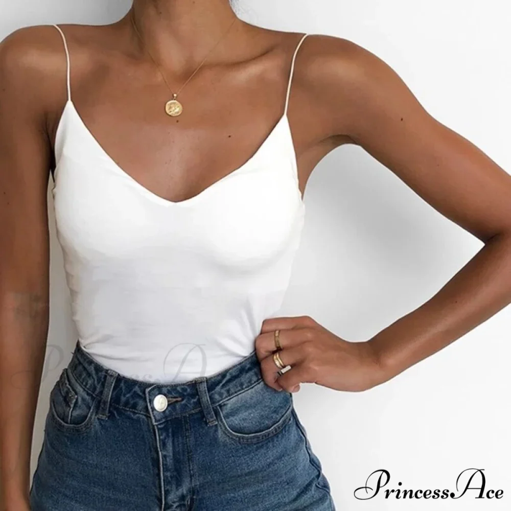 Satin Thin Solid Camis - Image 2