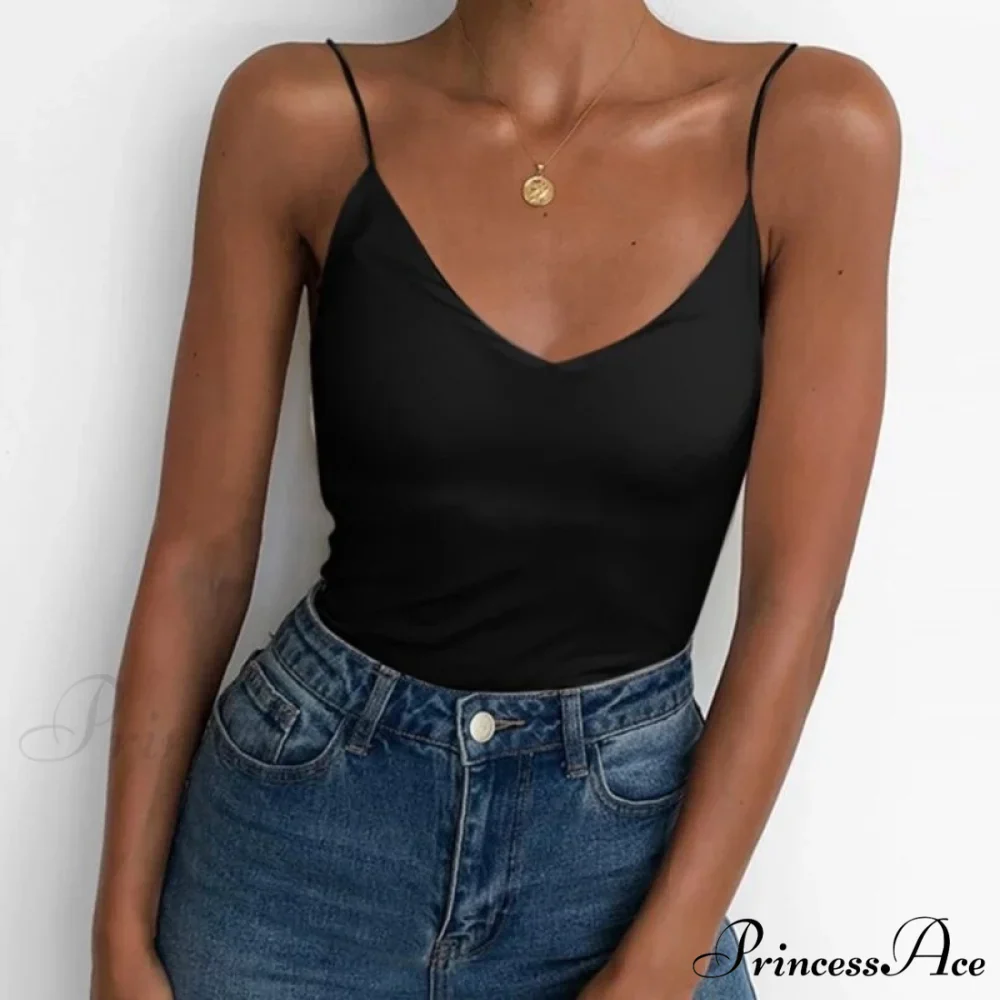 Satin Thin Solid Camis - Image 6