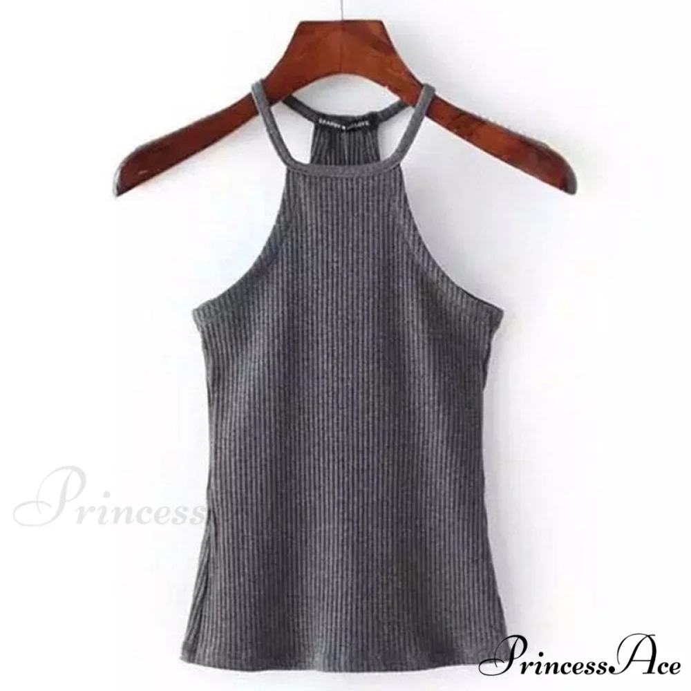 Casual Knit Basic Tank Top - Image 11