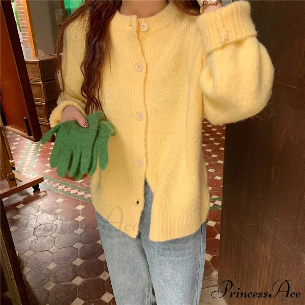 Sweaters Cardigans Warm Casual Arrival Solid Knitwear Loose Coat - Image 16