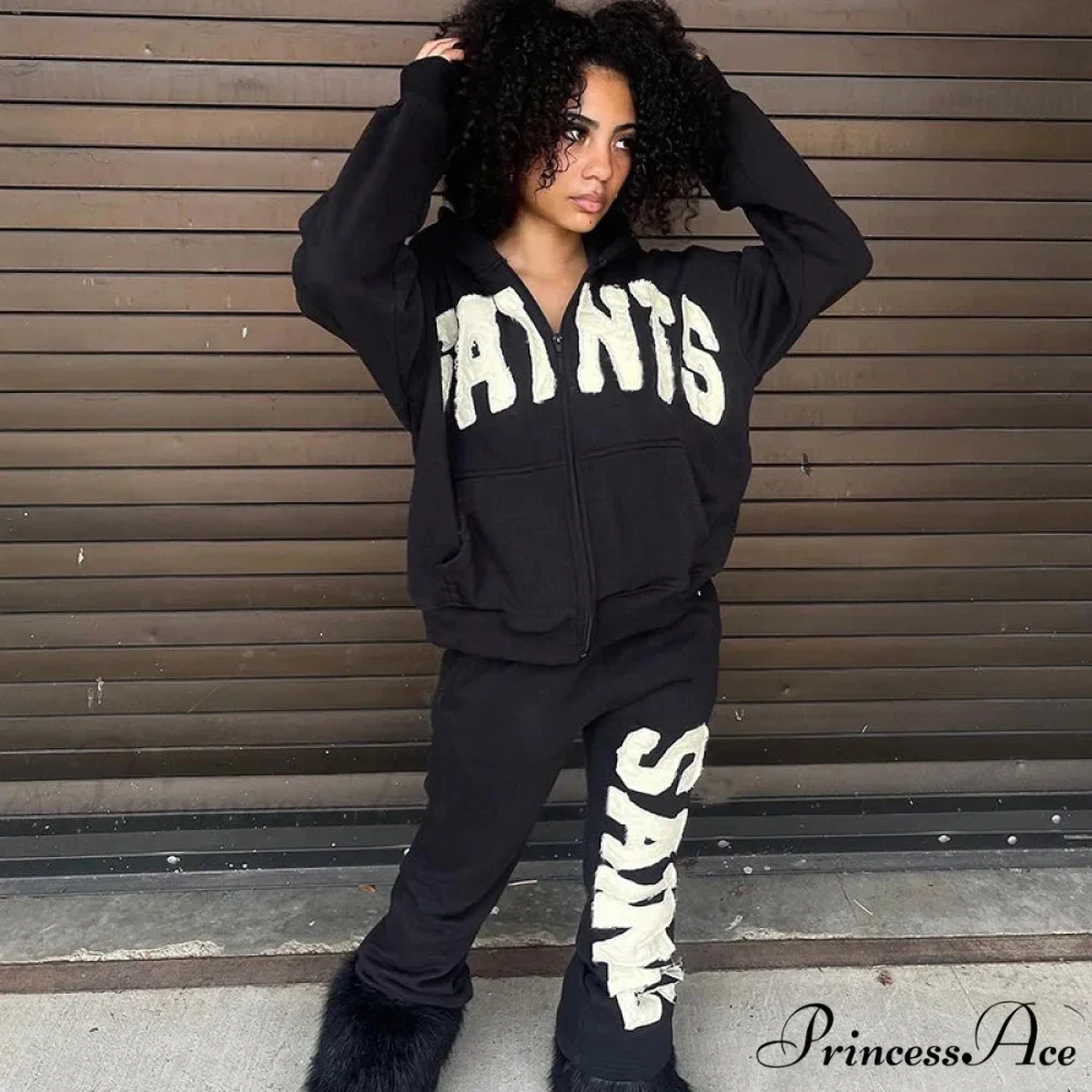 Oversized Graphic Hoodie - Image 3