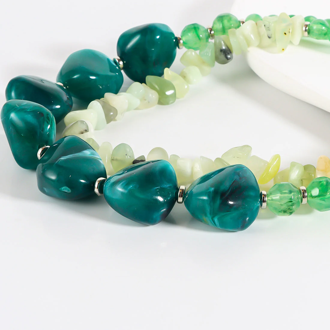 Boho Layered Beaded Stackable NeckLace - Image 4