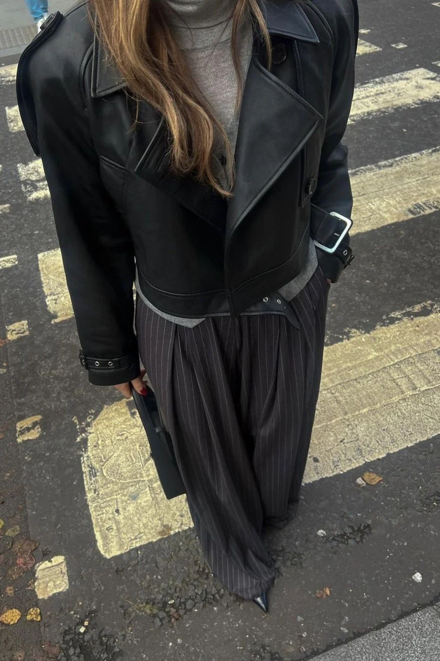 Chic Stripe High Waist Wide Leg Pants - Image 2