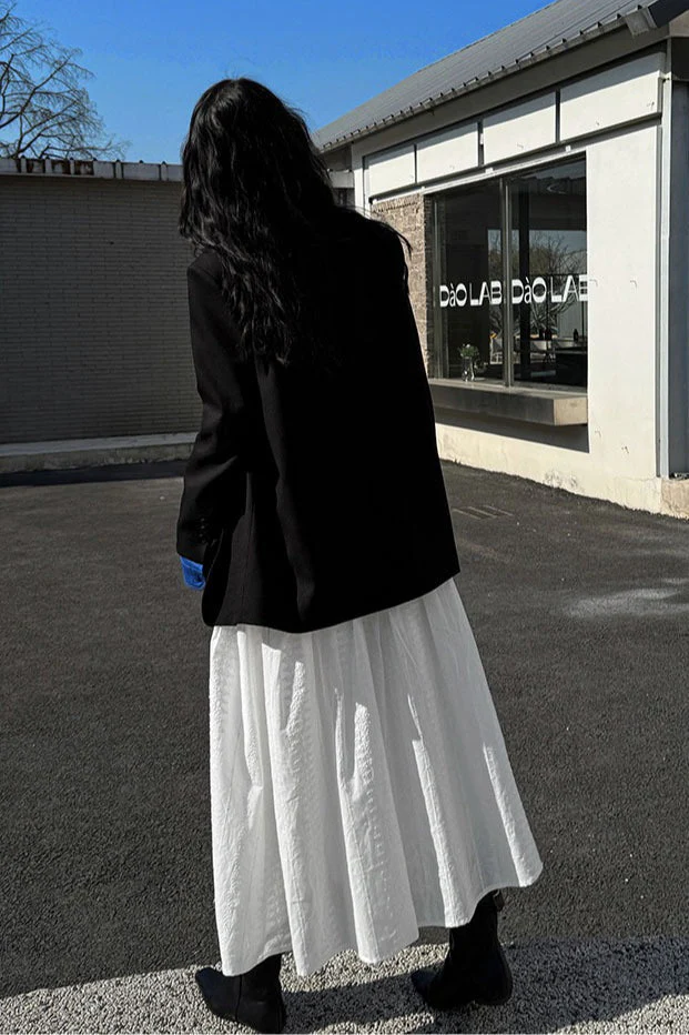 Elegant Casual Colorblock Blazer - Image 9