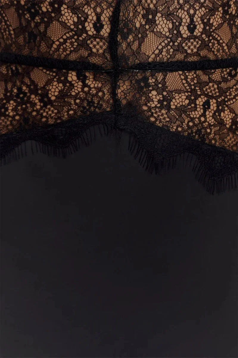 Lace Patchwork Backless Halter Boho Dress - Image 15