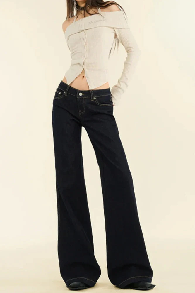 Vintage Streetwear Loose Fit Jeans - Image 4