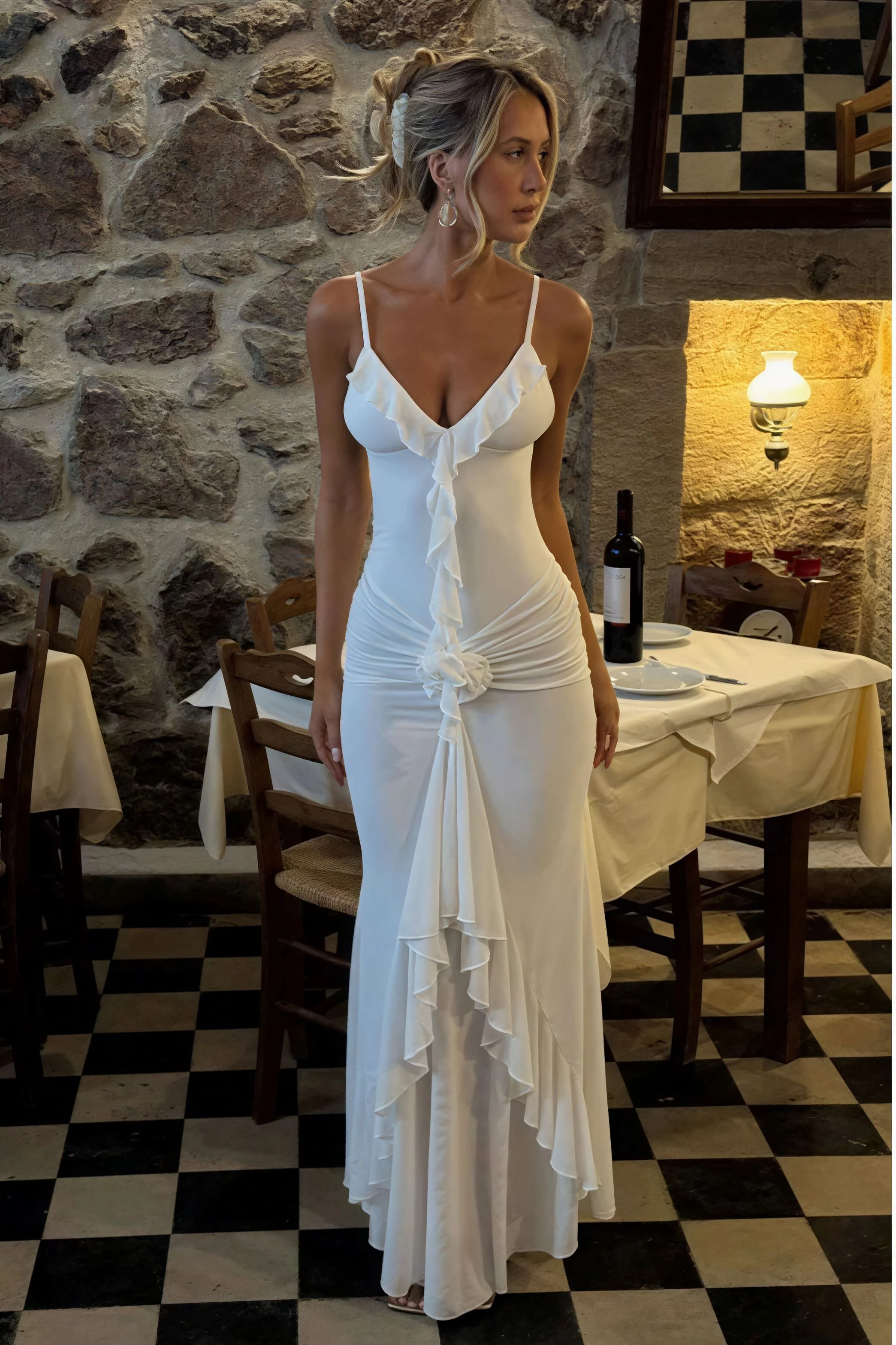 Floral Spaghetti Strap Sexy  Maxi  Vacation Dress - Image 4