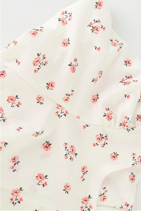 Floral Split Puff Sleeve Elegant Maxi Dress - Image 6