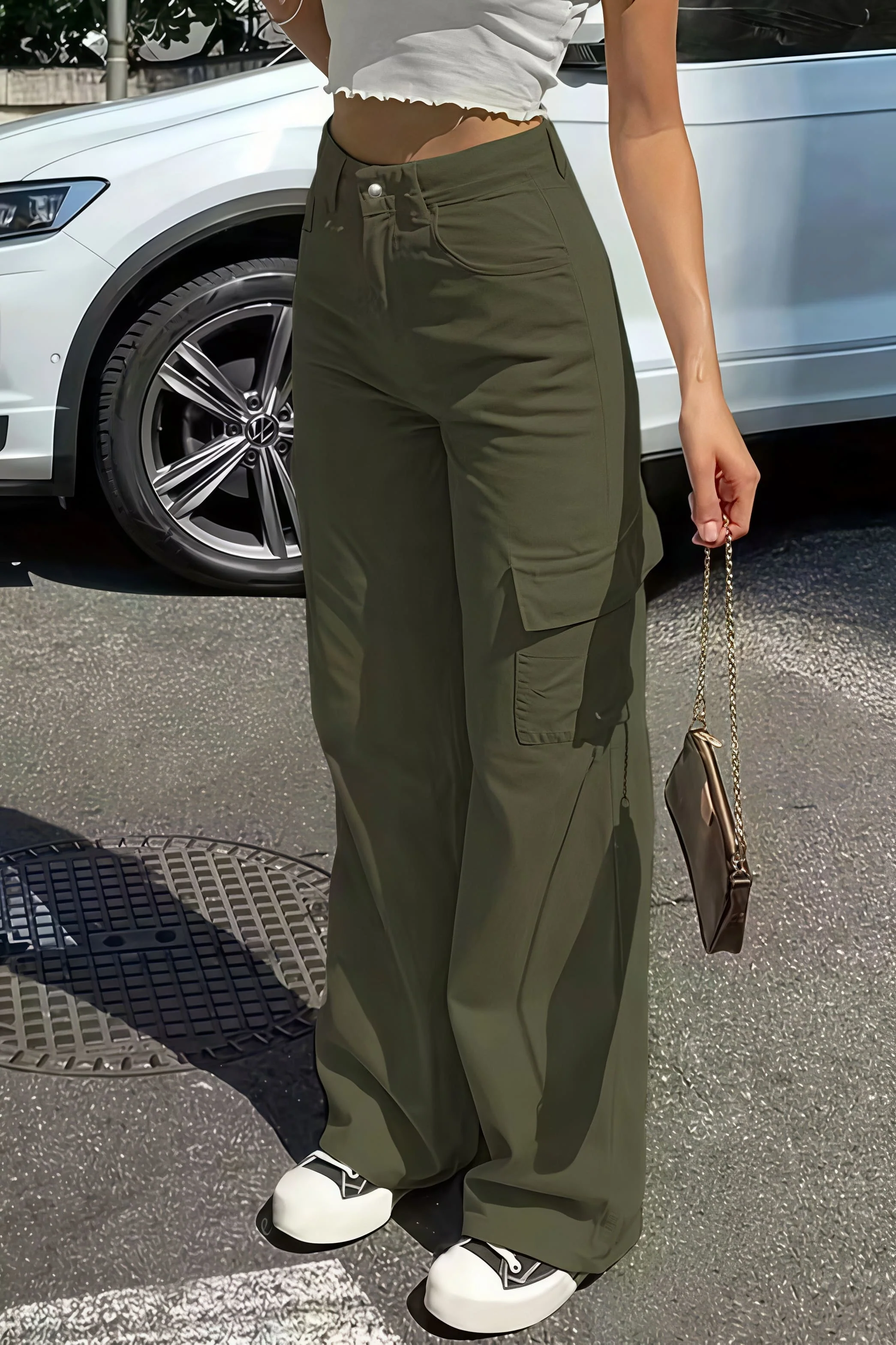 Pocket Cargo Straight Pants - Image 6