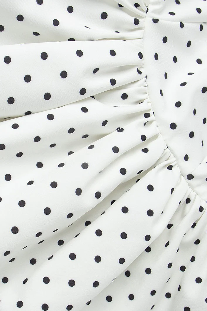 Polka Dot Print Elegant Two Piece Set - Image 5