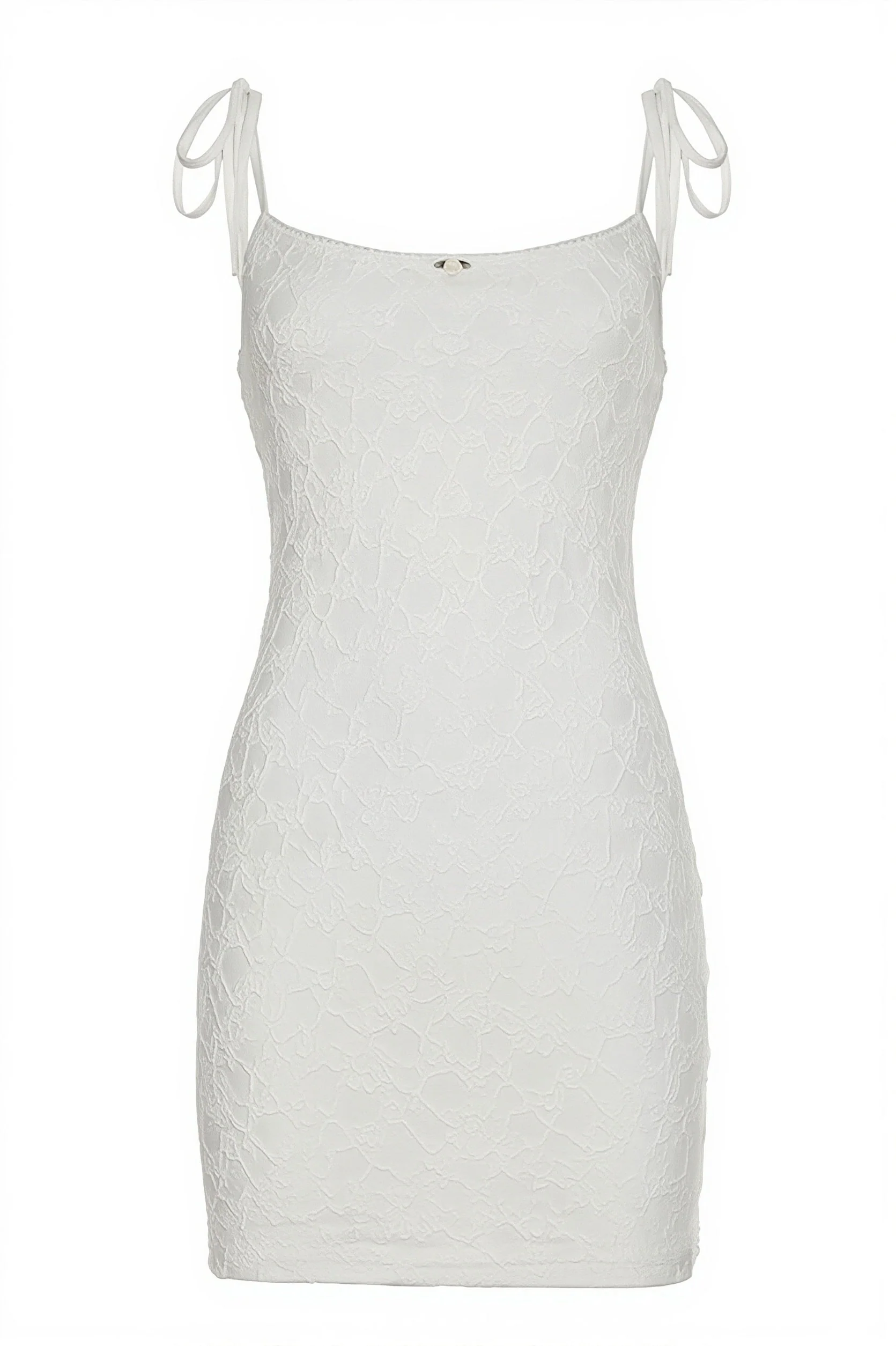 Sexy Sheer Lace Cami Bodycon High Waist Mini Dress - Image 6