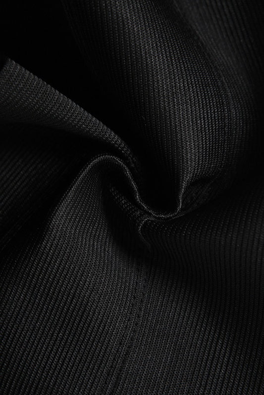 Solid Off Shoulder Tie Cutout Blouse - Image 7