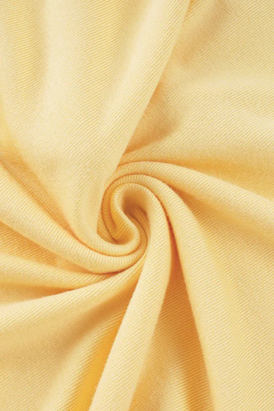 Solid Ruffle Splice V Neck Blouse - Image 5