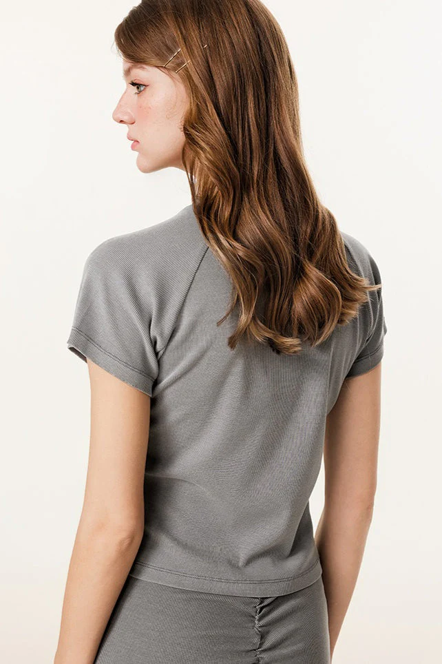 Street Style Vintage Washed Print T-shirt - Image 3