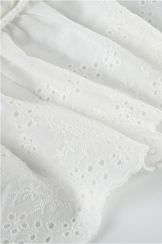 Stretchy Double Layer Lace Patchwork Skirt - Image 5