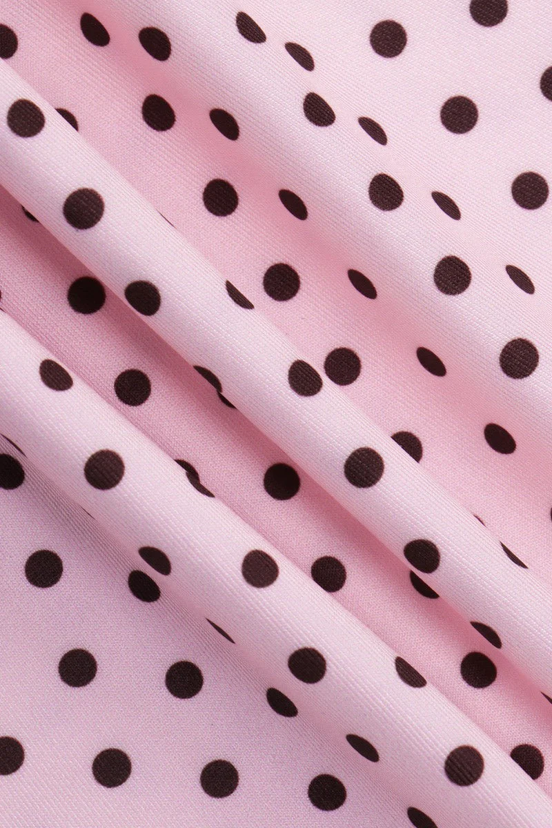 Sweet Polka Dot Bow Slim Cami Top - Image 5