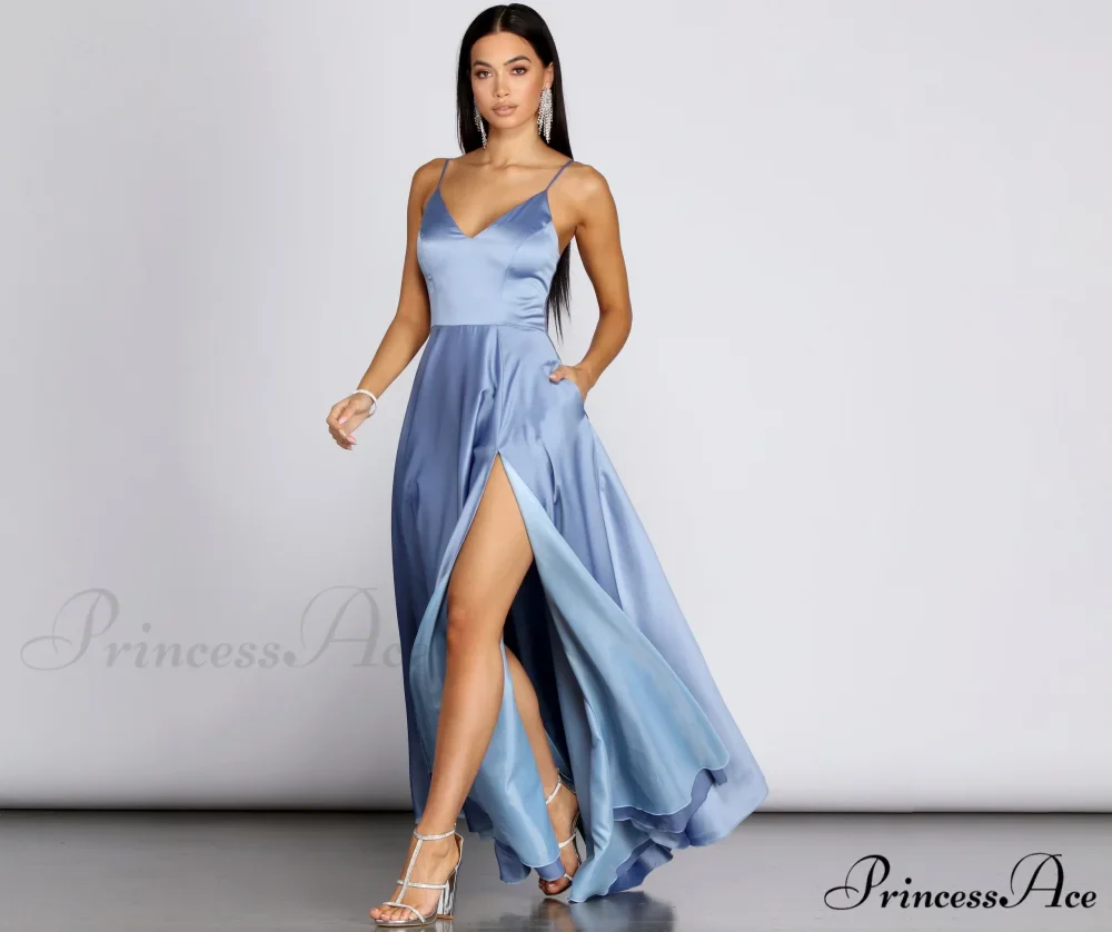 Juliet Formal High Charming Slit Dress 2 - Image 12