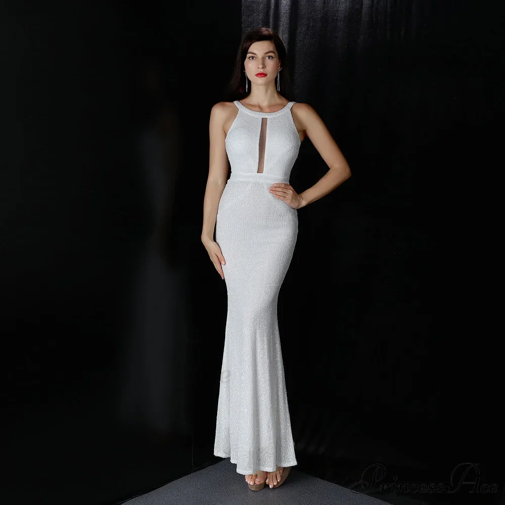 Chloe Formal Collar Charming Slim-Fit Mermaid Dress