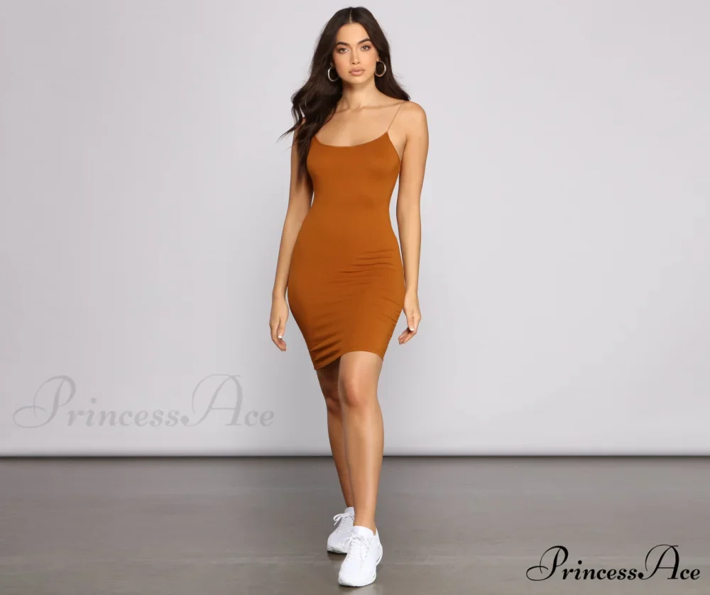 Classic Chic Scoop Charming Neck Knit Mini Dress - Image 13