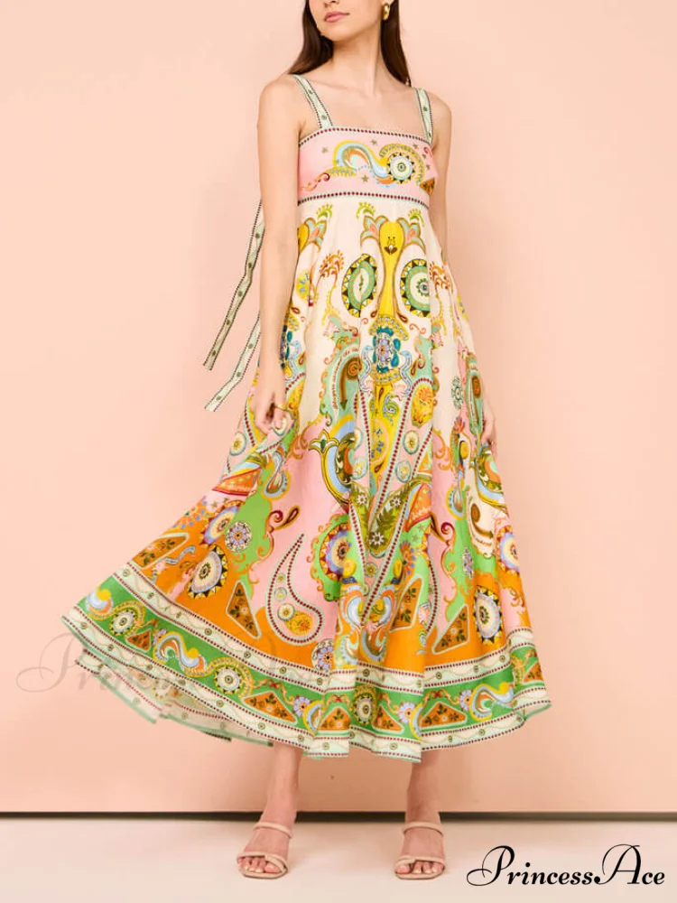 Camisole Unique Holiday Charming Print Madi Dress