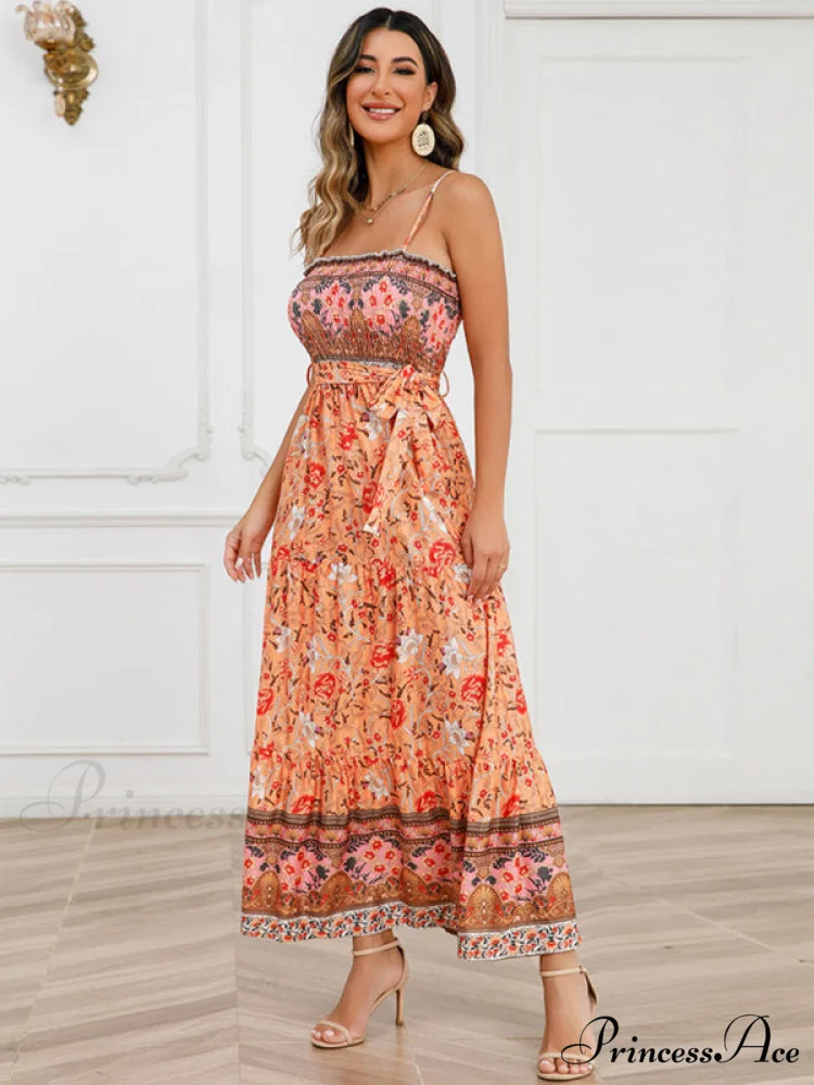with Gown for Bohemian Women Full-Length Straps - Image 2