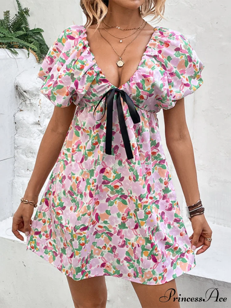 Puff Gown Arm Mini for Flowered Women - Image 4