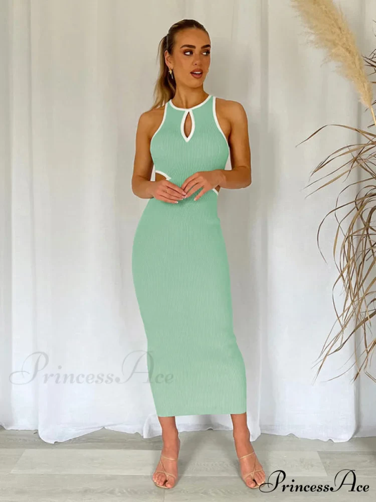 for Gown Figure-hugging Cutouts Midi Women - Image 13