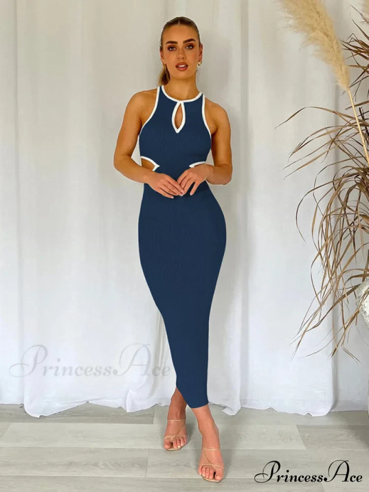 for Gown Figure-hugging Cutouts Midi Women - Image 16