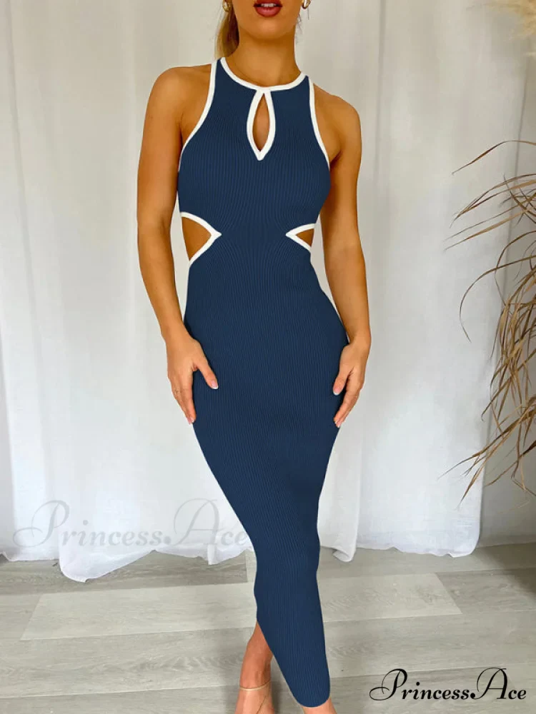 for Gown Figure-hugging Cutouts Midi Women - Image 20