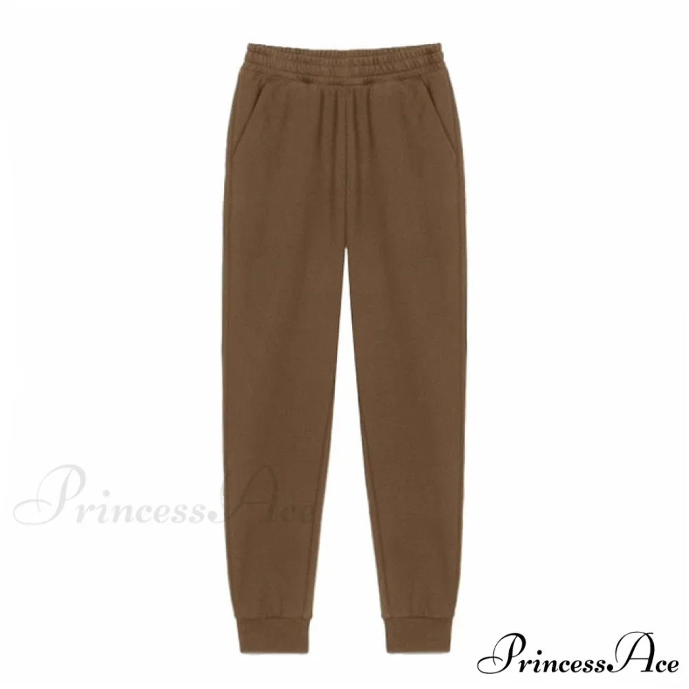 Pants Plus Fleece Casual Women Sweatshirt Couple Tracksuit Unisex Hoodies 2-Piece Size - Image 21