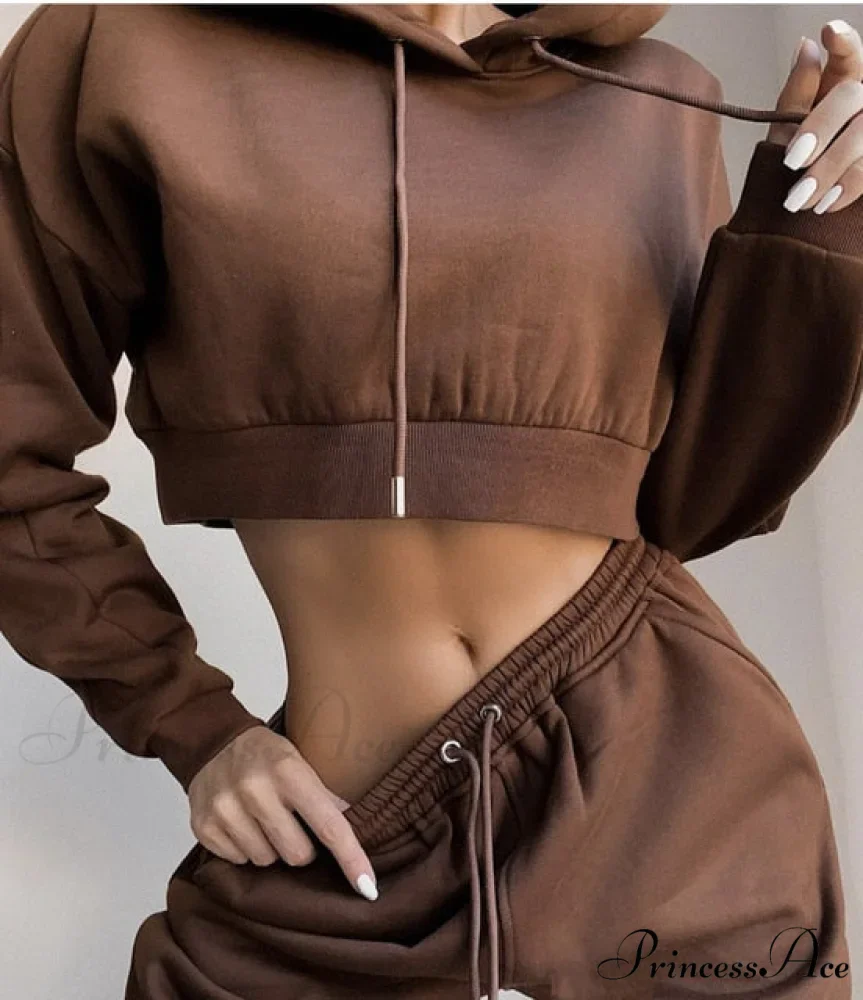 Sweatpants Tracksuit Women's Hoodies and Winter Fashion Set - Image 6
