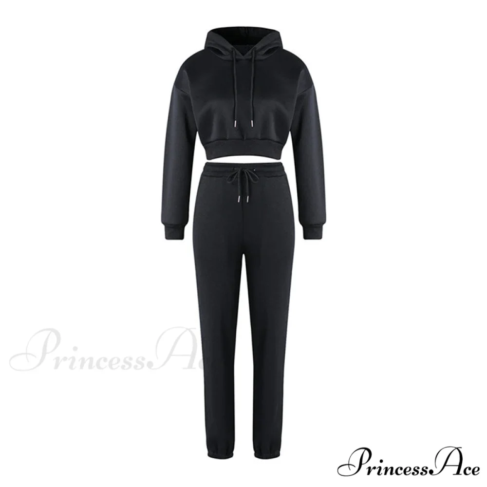 Sweatpants Tracksuit Women's Hoodies and Winter Fashion Set - Image 8