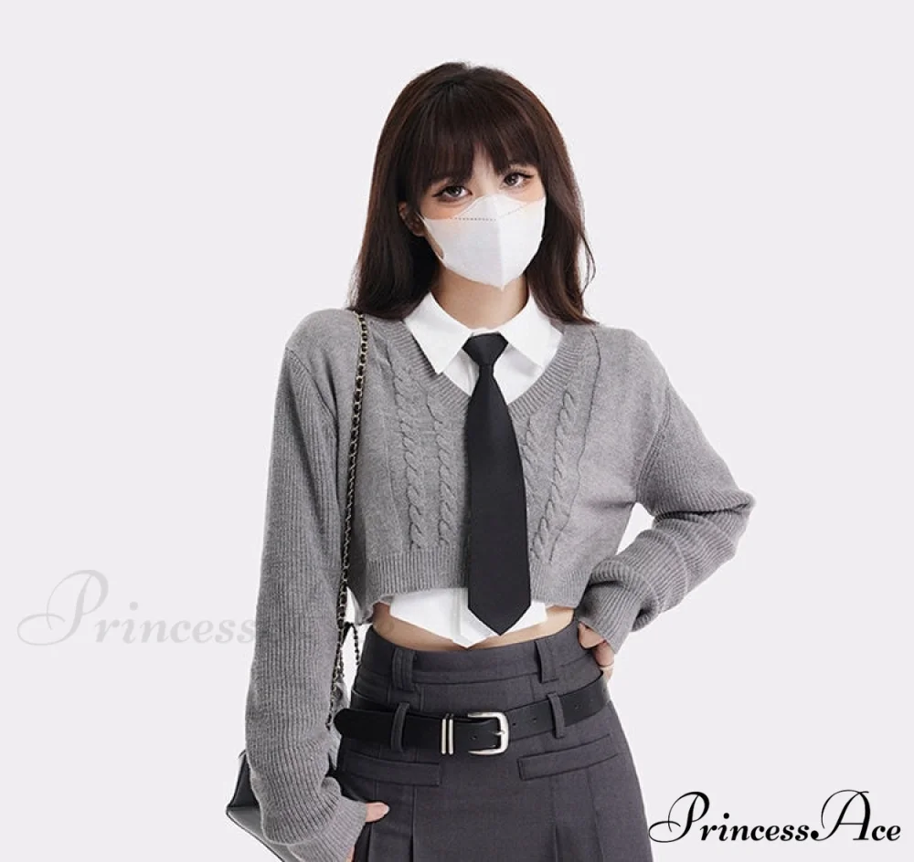 Harajuku A-Line Skirt and Shirt Set - Image 3
