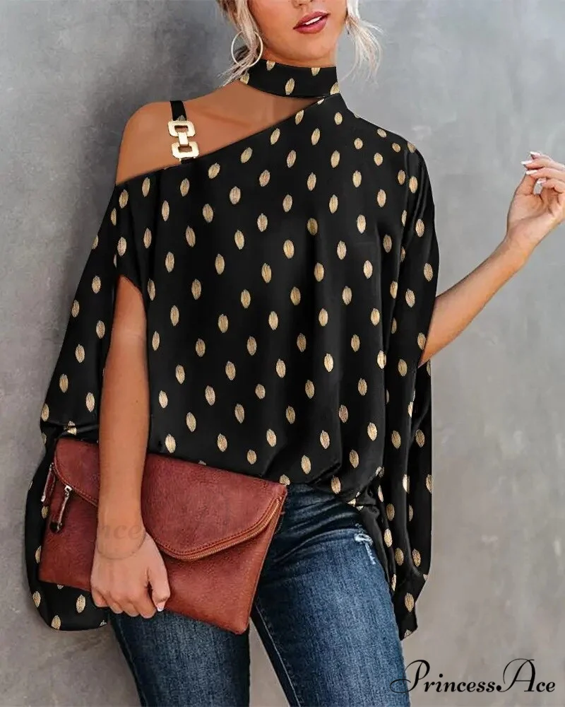 Out Warm-Season Youth Metal Patchwork Top Blouse Halter Brief Casual Design Hollow Arm New - Image 19