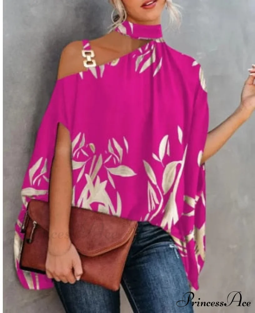 Out Warm-Season Youth Metal Patchwork Top Blouse Halter Brief Casual Design Hollow Arm New - Image 4