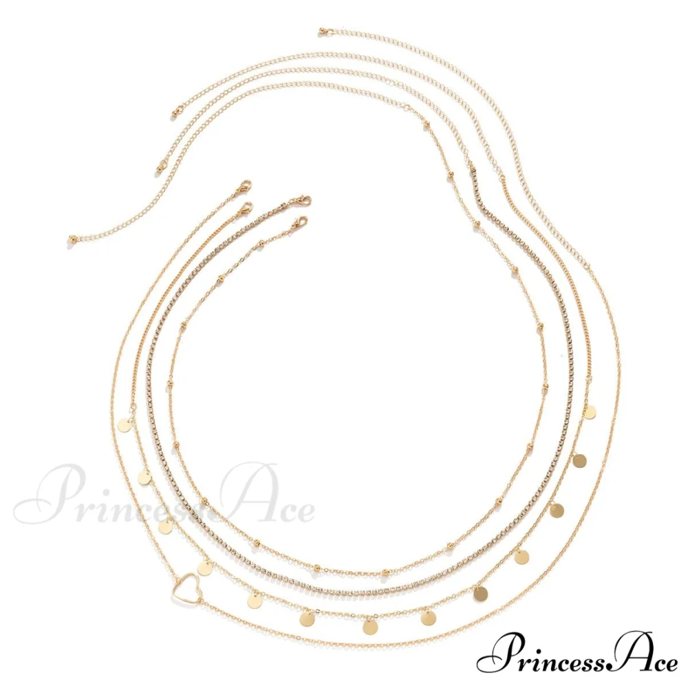 Set Heart Waist Chain of - Rhinestone 4 - Image 4